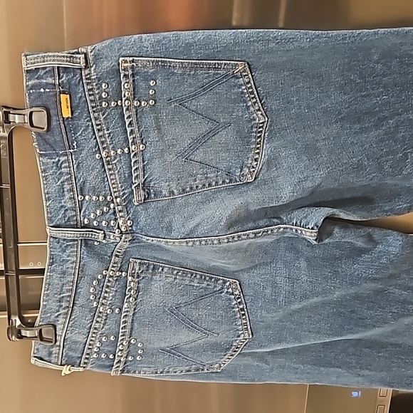 💕BOWIE x MOTHER💕 The Rambler Zip Ankle Jeans ~ Under Pressure 31 NWT - Picture 14 of 16